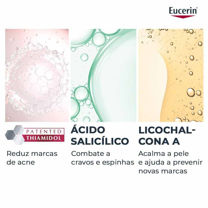 EUCERIN Sérum Facial Antiacne Dermo Pure Efeito Triplo Antioleosidade 40ml